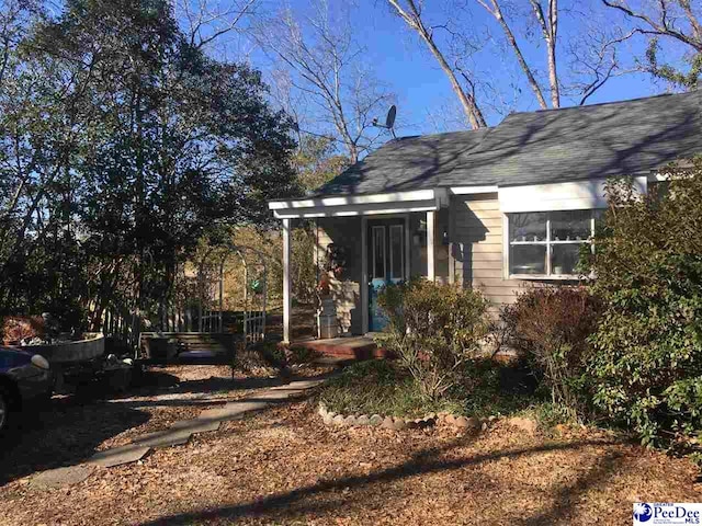 exterior space featuring covered porch