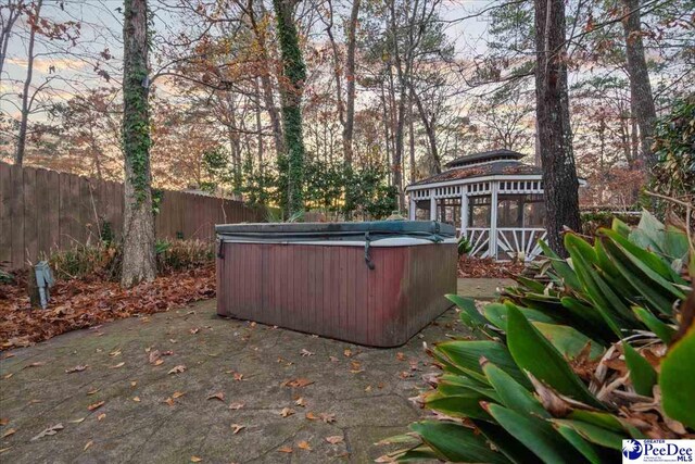 3406 Sussex Ct, Florence, SC 29501 - view of yard featuring a hot tub