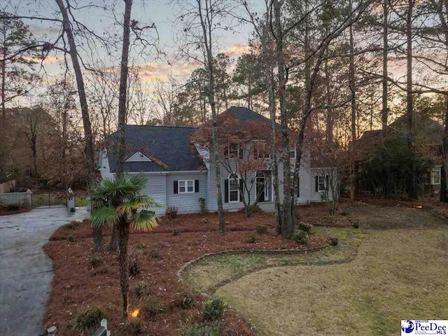 3406 Sussex Ct, Florence, SC 29501 - view of front of home featuring a lawn