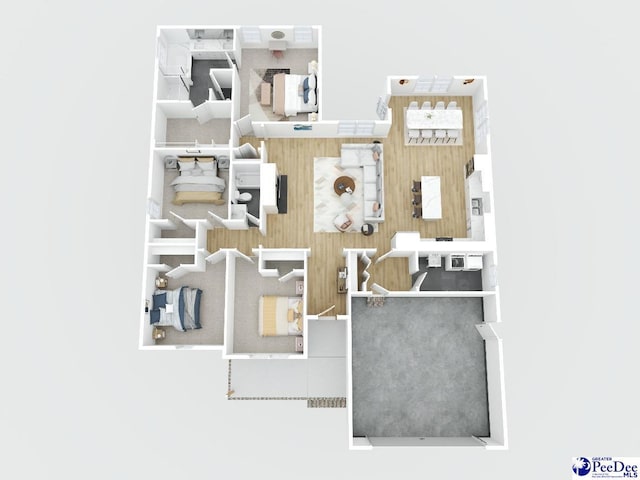 4064 Crest Cv, Florence, SC 29501 - plan