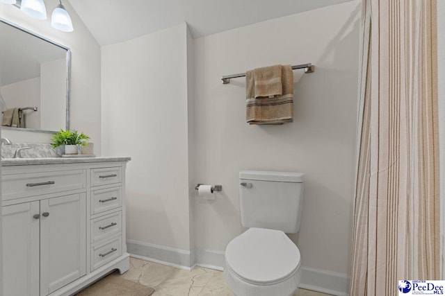 1613 Timmonsvillel Hwy, Darlington, SC 29532 - full bathroom with vanity and marble finish flooring