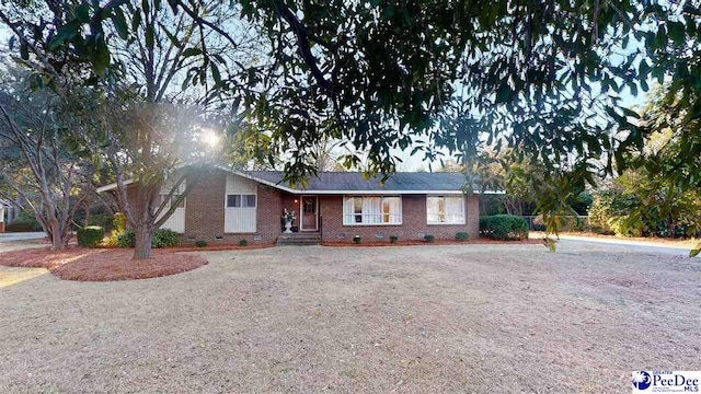 view of ranch-style home