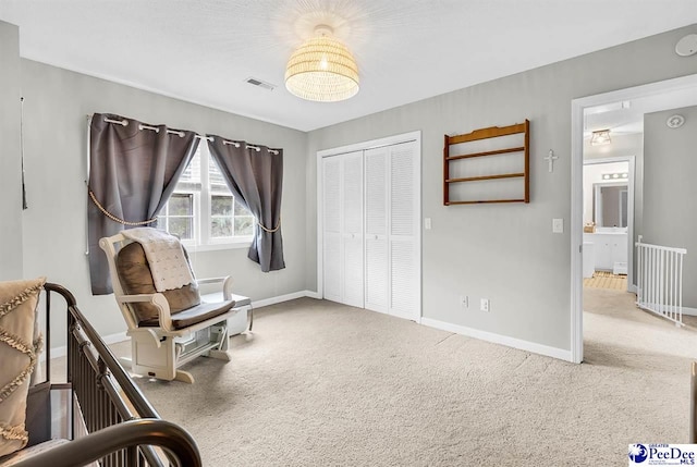 108 Wyandot St, Darlington, SC 29532 - sitting room with carpet and baseboards