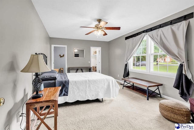 108 Wyandot St, Darlington, SC 29532 - bedroom with carpet and ceiling fan