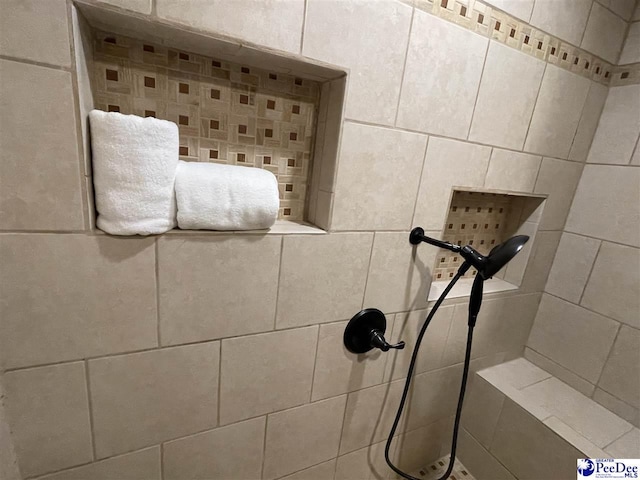 1429 E Home Ave, Hartsville, SC 29550 - bathroom view of a tile shower