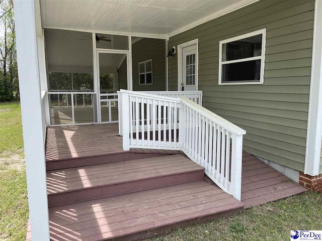 1429 E Home Ave, Hartsville, SC 29550 - view of deck