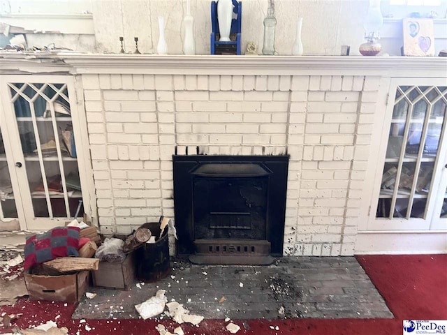204 Witcover St, Marion, SC 29571 - detailed view of a fireplace