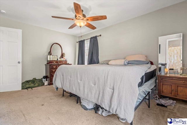 1403 Ballentine Ave, Hartsville, SC 29550 - carpeted bedroom featuring a ceiling fan