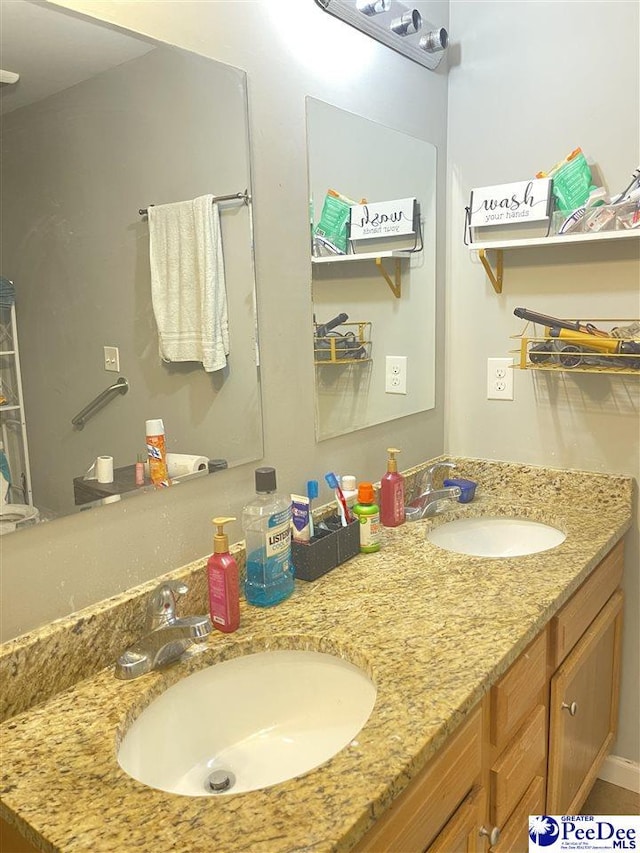 3007 Colton Dr, Florence, SC 29506 - full bathroom with a sink and double vanity