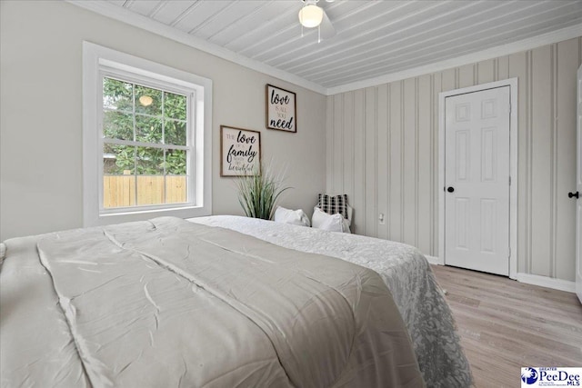 236 Wells St, Lake City, SC 29560 - bedroom with a ceiling fan and wood finished floors