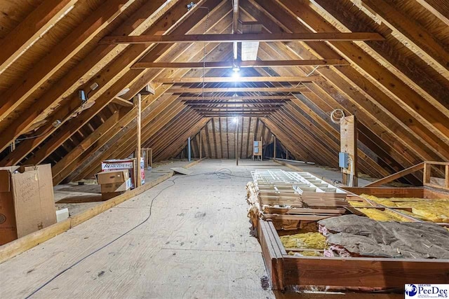 634 Georgetown Rd, Darlington, SC 29532 - view of unfinished attic