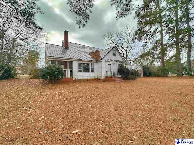 view of rear view of house