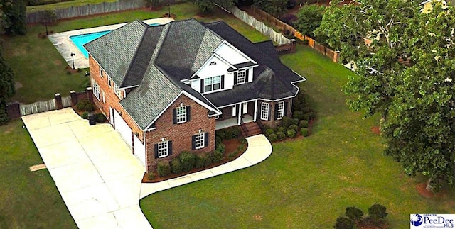 drone / aerial view