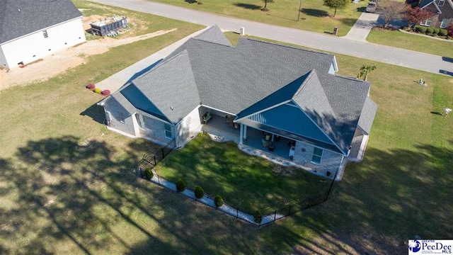 drone / aerial view