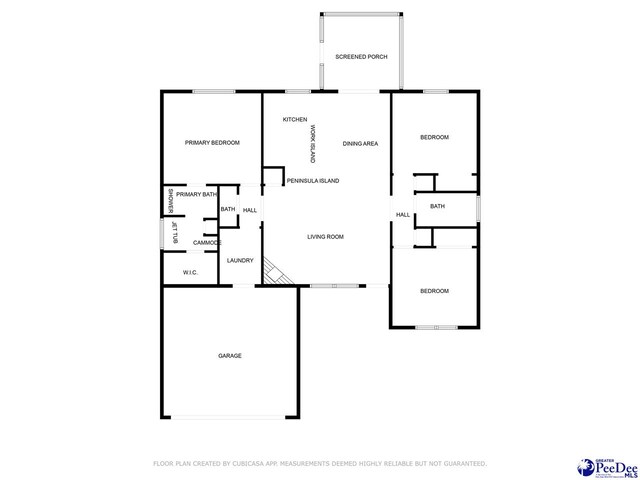 3004 Colton Dr, Florence, SC 29501 - floor plan / room layout