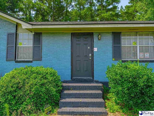 view of entrance to property