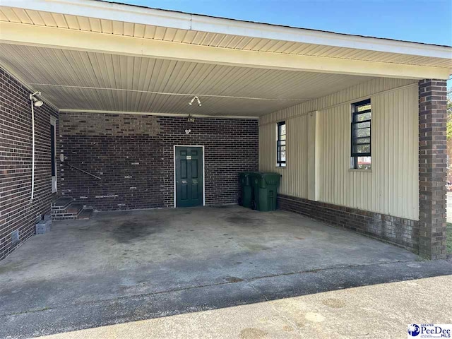 1824 Furman Dr, Florence, SC 29501 - view of patio featuring an attached carport and entry steps