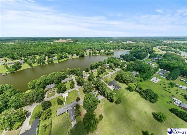 231 Timberlake Dr, Florence, SC 29501 - aerial view of property and surrounding area with a large body of water