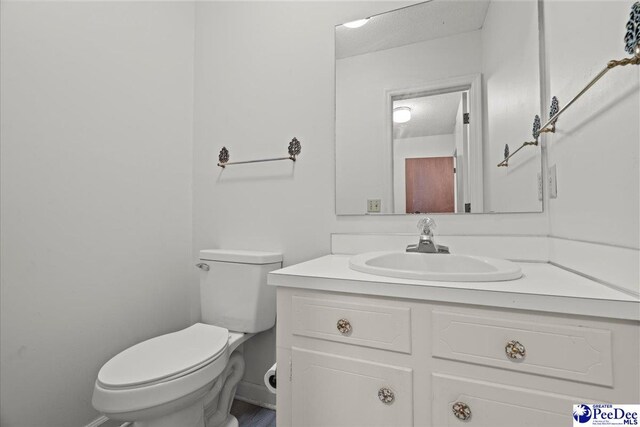 231 Timberlake Dr, Florence, SC 29501 - bathroom featuring vanity and a textured ceiling
