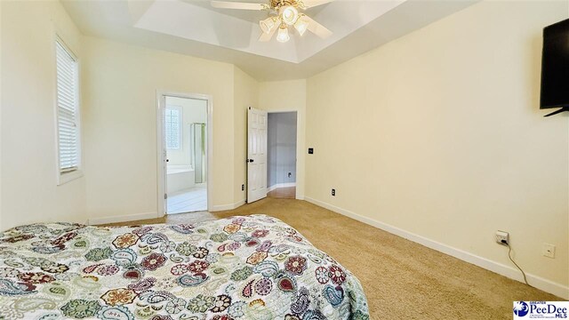 2423 Ben Hogan Cir, Florence, SC 29506 - bedroom featuring carpet, multiple windows, and baseboards