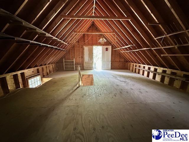 view of attic