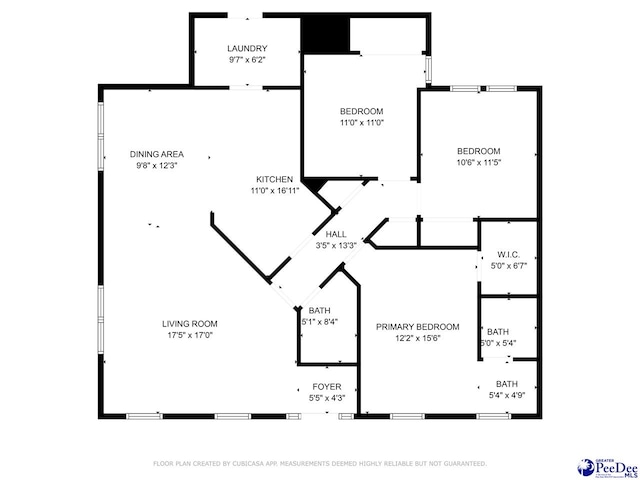 1763 Lipscomb Rd, Mullins, SC 29574 - floor plan / room layout
