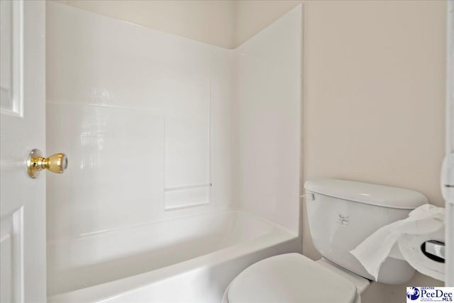 1763 Lipscomb Rd, Mullins, SC 29574 - full bathroom with toilet and tub / shower combination
