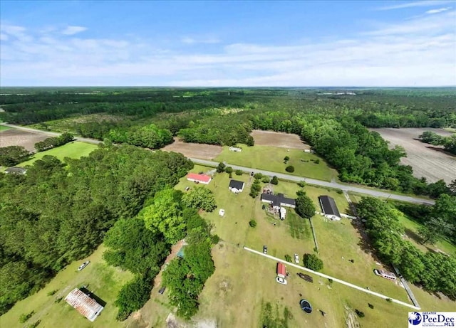 1763 Lipscomb Rd, Mullins, SC 29574 - aerial view of property's location featuring a heavily wooded area