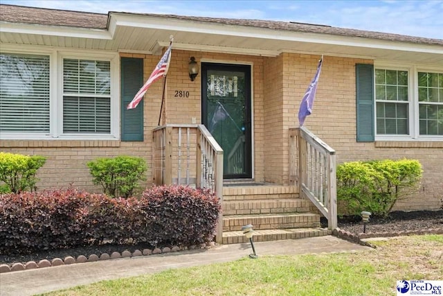 2810 Boxwood Ave, Florence, SC 29501 - entrance to property featuring brick siding