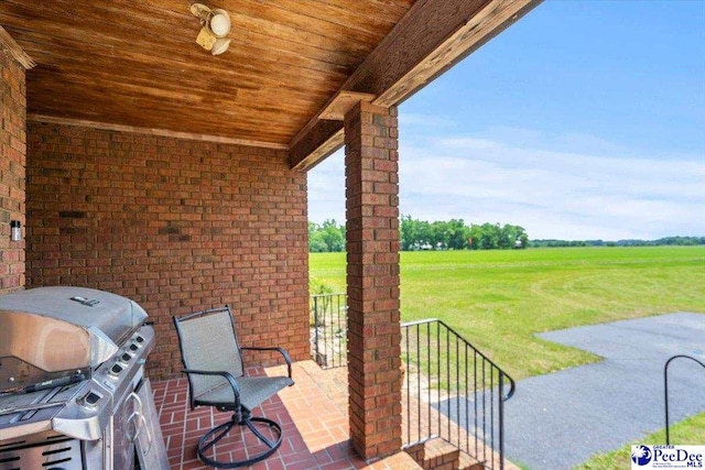 2284 Syracuse Community Rd, Darlington, SC 29532 - view of patio featuring grilling area