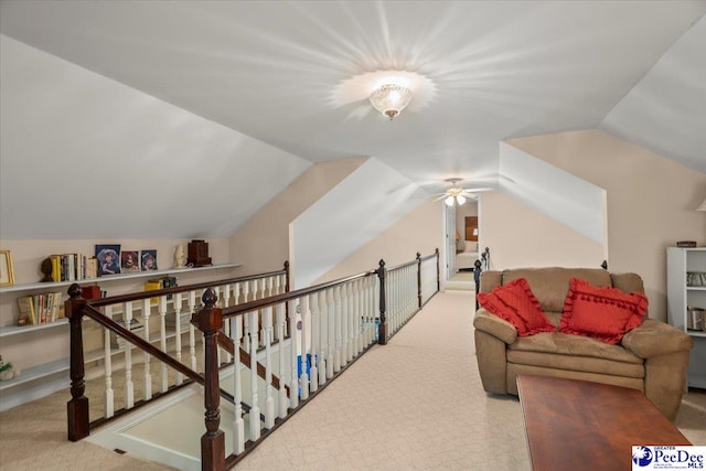 2284 Syracuse Community Rd, Darlington, SC 29532 - additional living space featuring ceiling fan, carpet, and vaulted ceiling