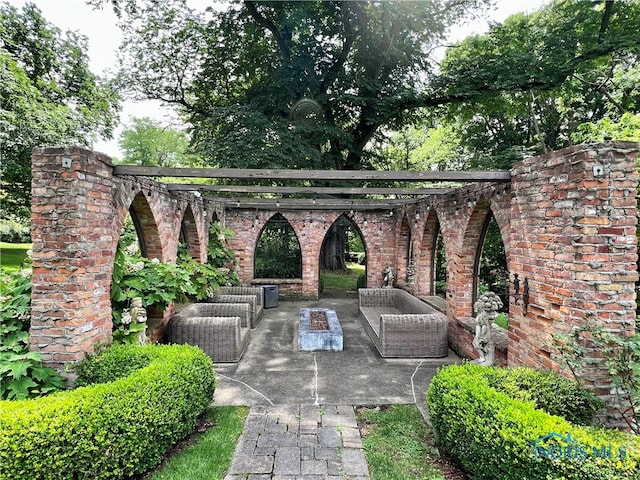 exterior space featuring a patio area