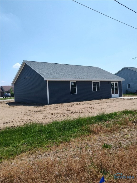 view of rear view of property