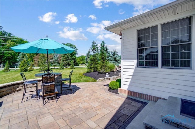 view of patio