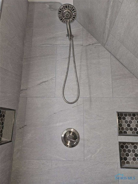 room details with a shower