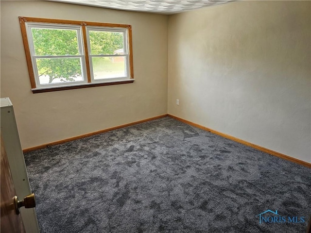 empty room with carpet flooring