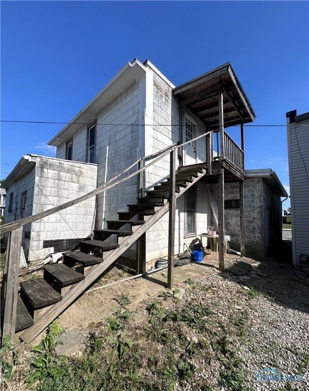 view of back of property