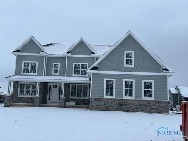 view of craftsman inspired home