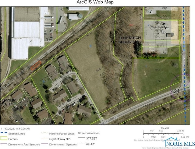 1260 E Riverview Ave, Napoleon OH, 43545 land for sale