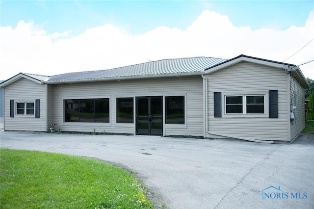 view of rear view of property