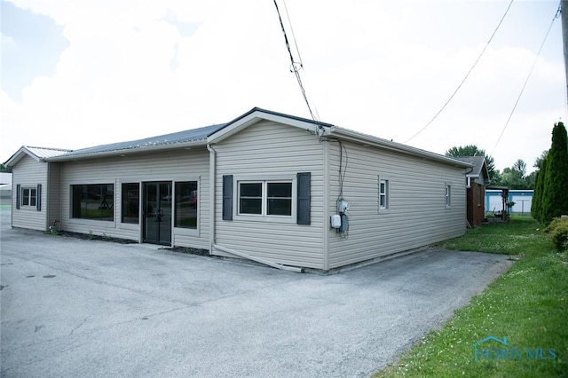 view of back of property