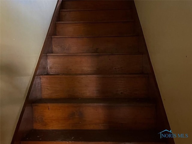 view of stairway