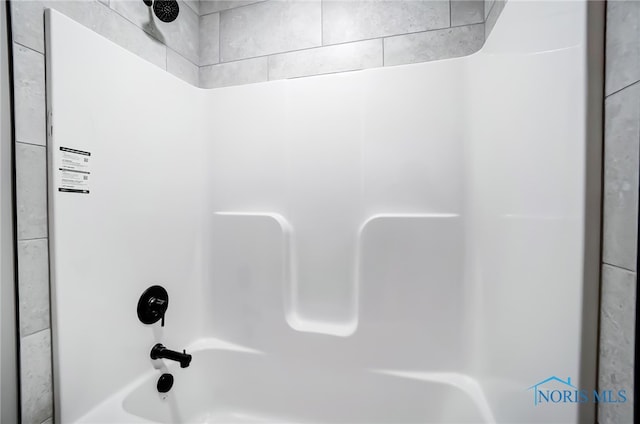 bathroom featuring bathtub / shower combination