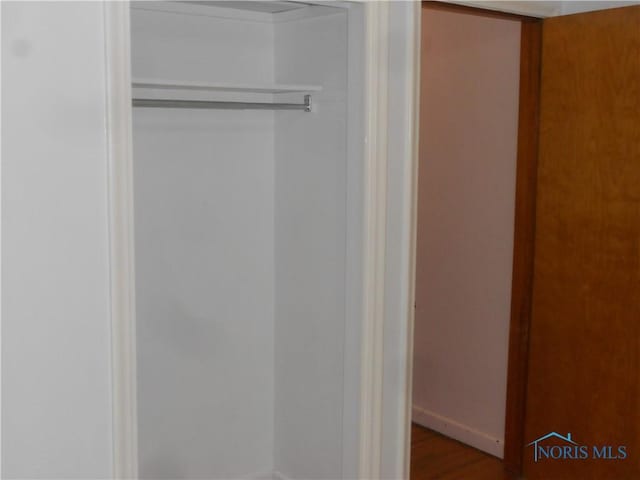 view of closet