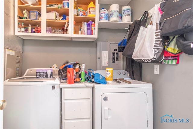 view of clothes washing area