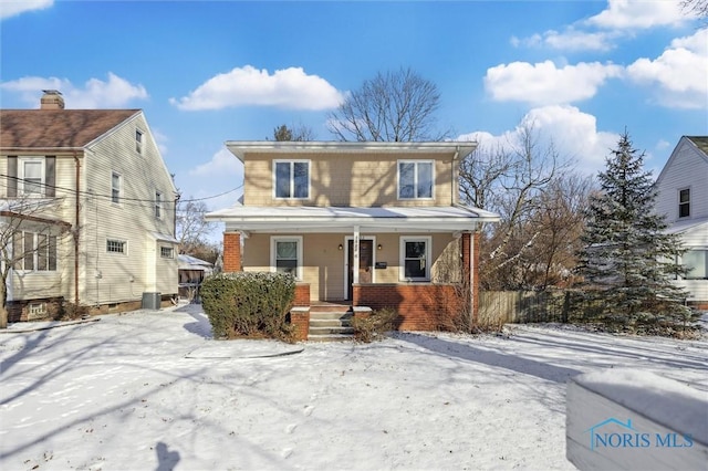 front of property with covered porch