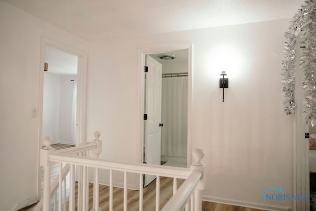 interior space featuring hardwood / wood-style flooring