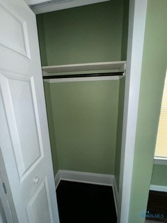 view of closet