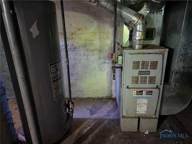 utilities featuring water heater