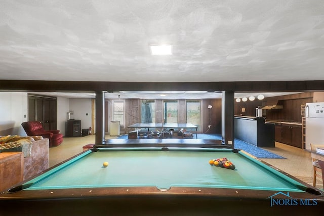 playroom featuring billiards